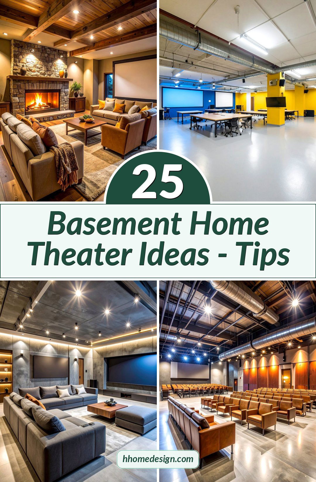 25 Basement Home Theater Ideas - Tips