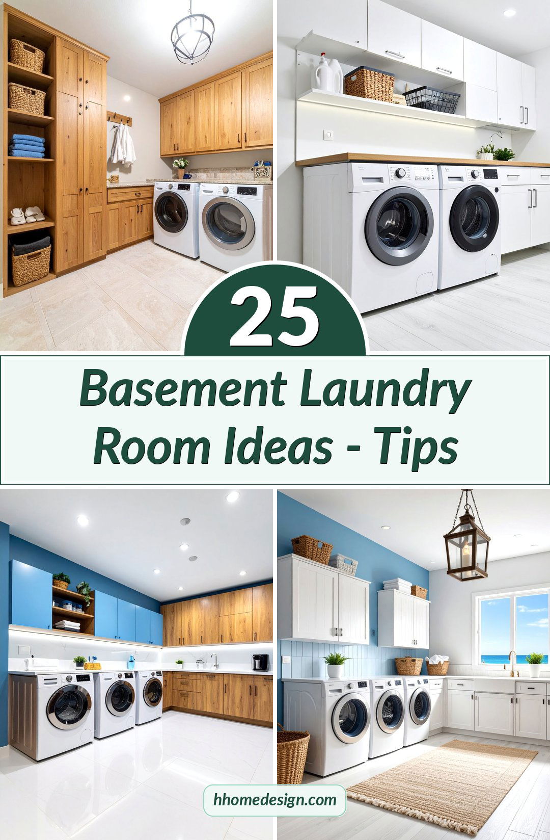 25 Basement Laundry Room Ideas - Tips