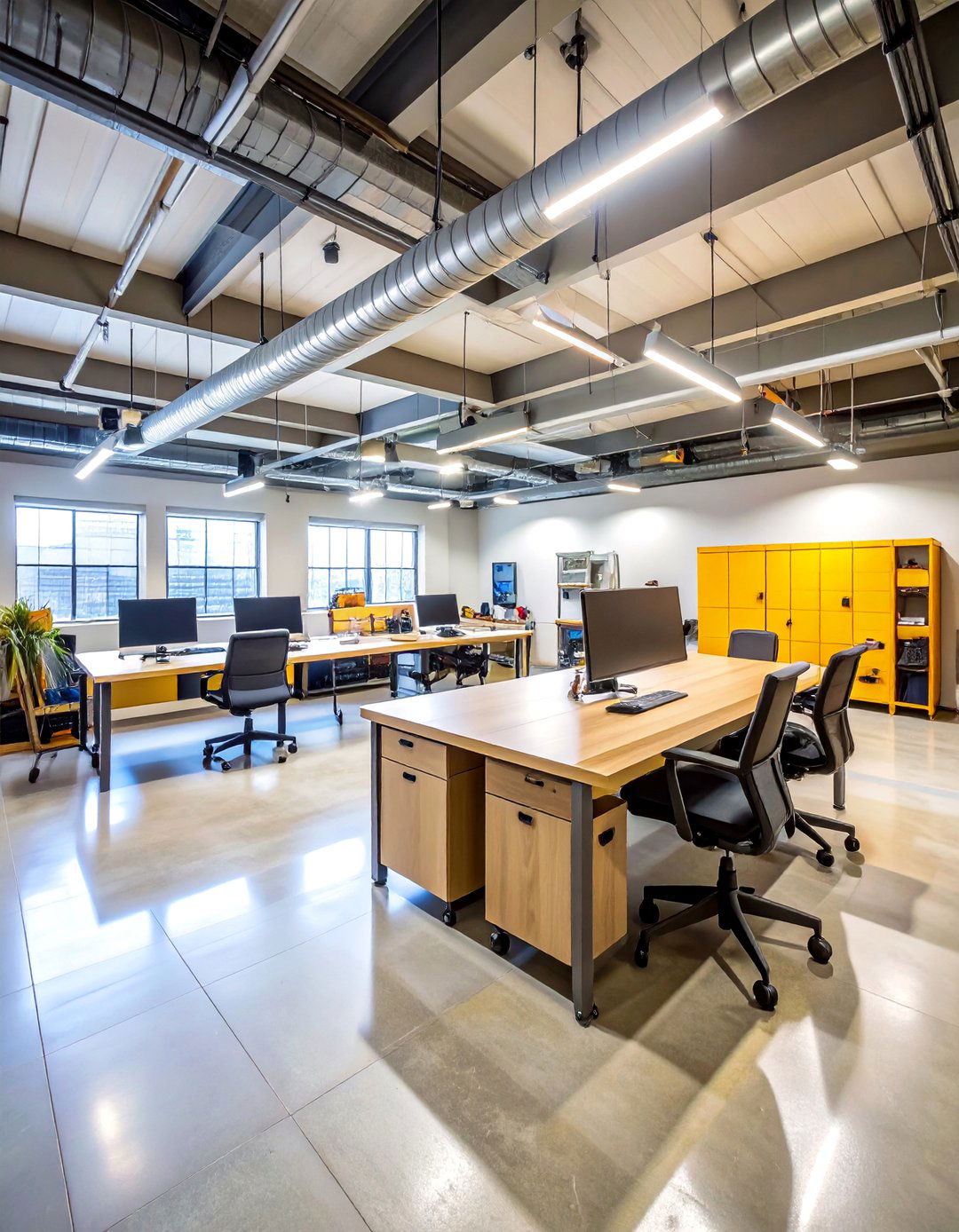 Basement Office Workshop Combination Space - 25 basement office ideas