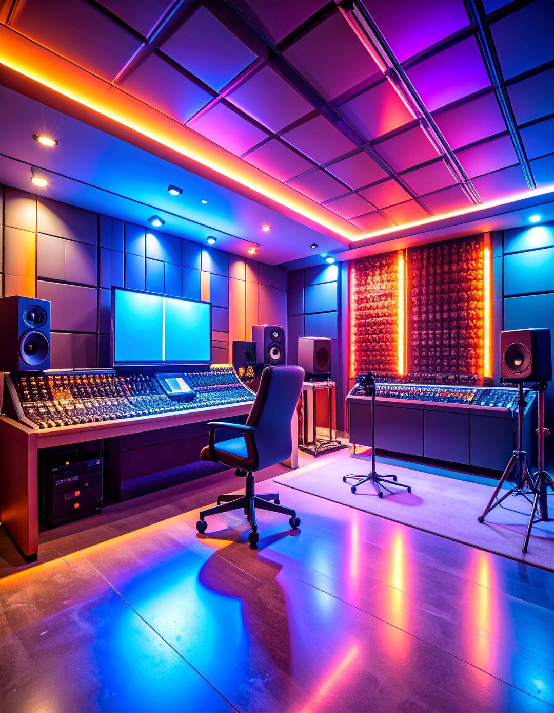 Basement Soundproof Recording Bunker - 25 Guitar Room Ideas