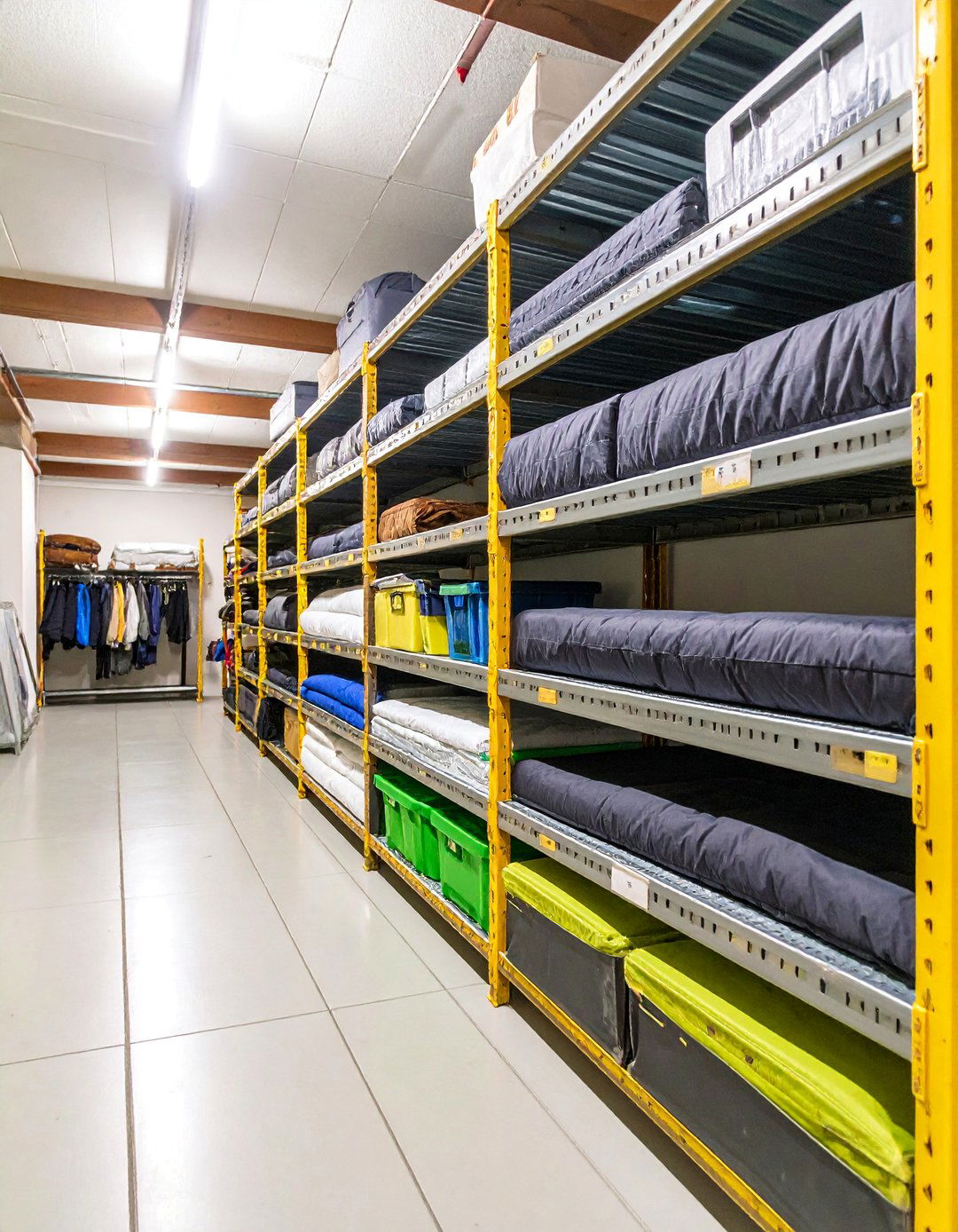 Basement Storage Rack Systems - 25 Comforter Storage Ideas