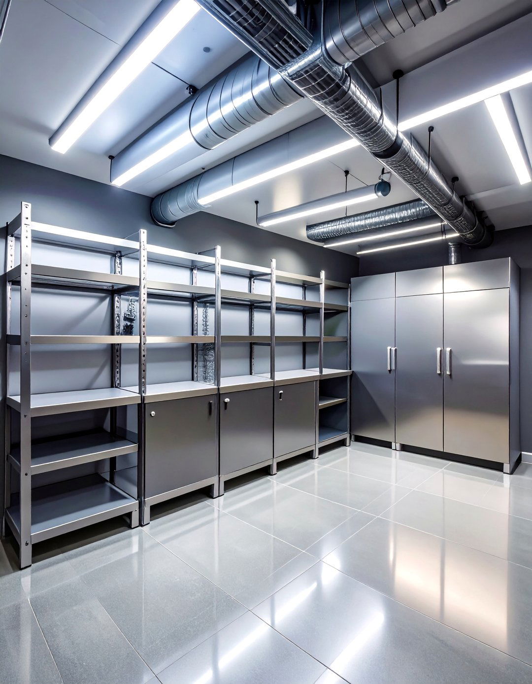 Basement Utility Room with Dehumidification and Proper Ventilation - 25 Utility Room Ideas