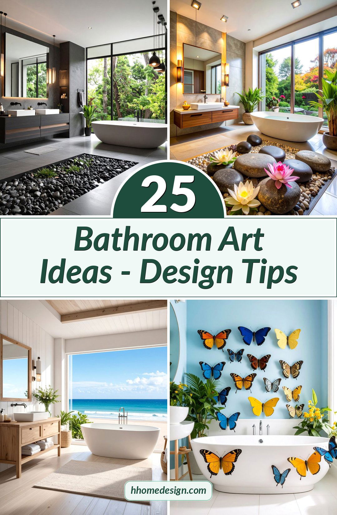 25 Bathroom Art Ideas - Design Tips