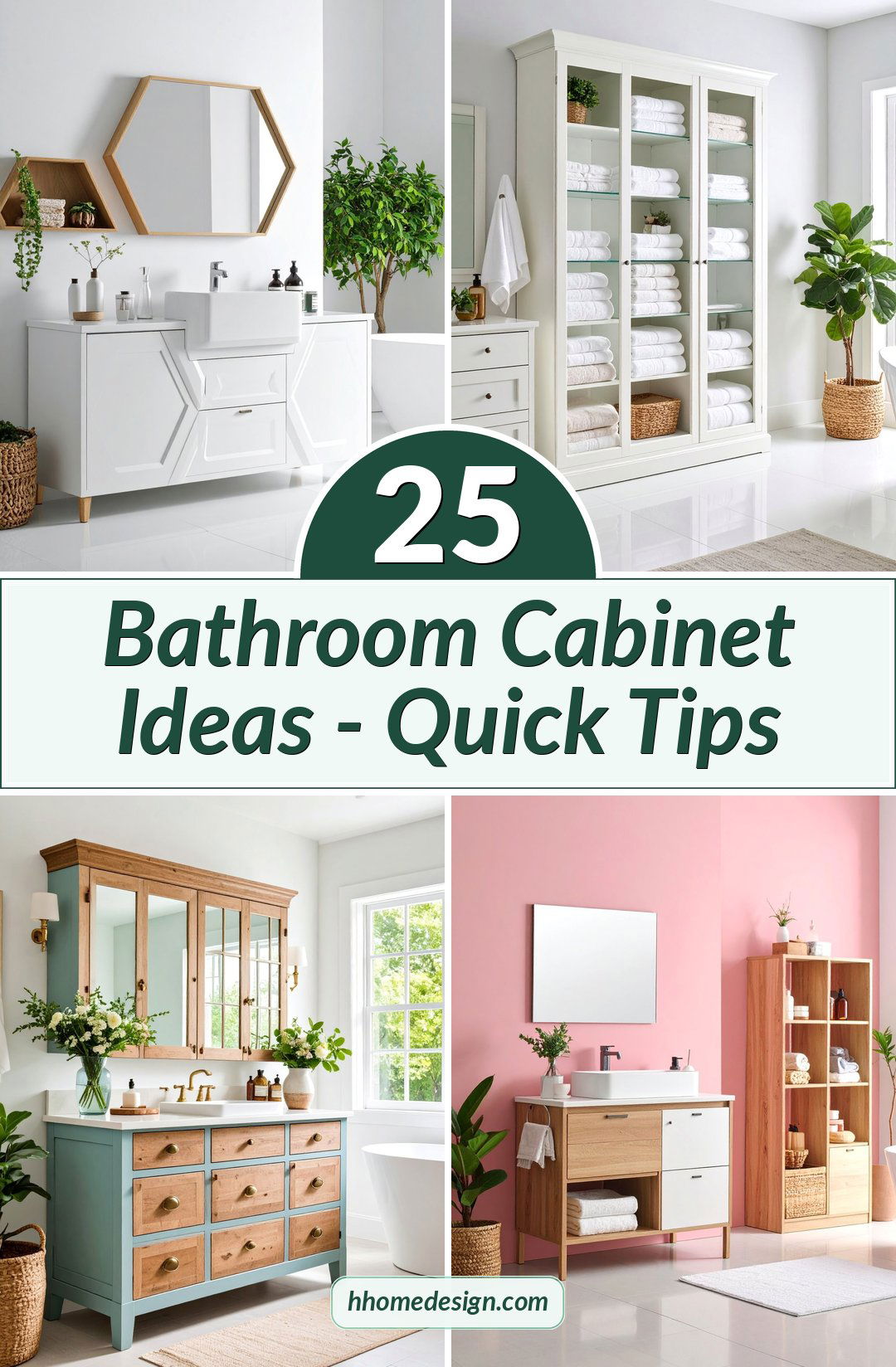 25 Bathroom Cabinet Ideas - Quick Tips