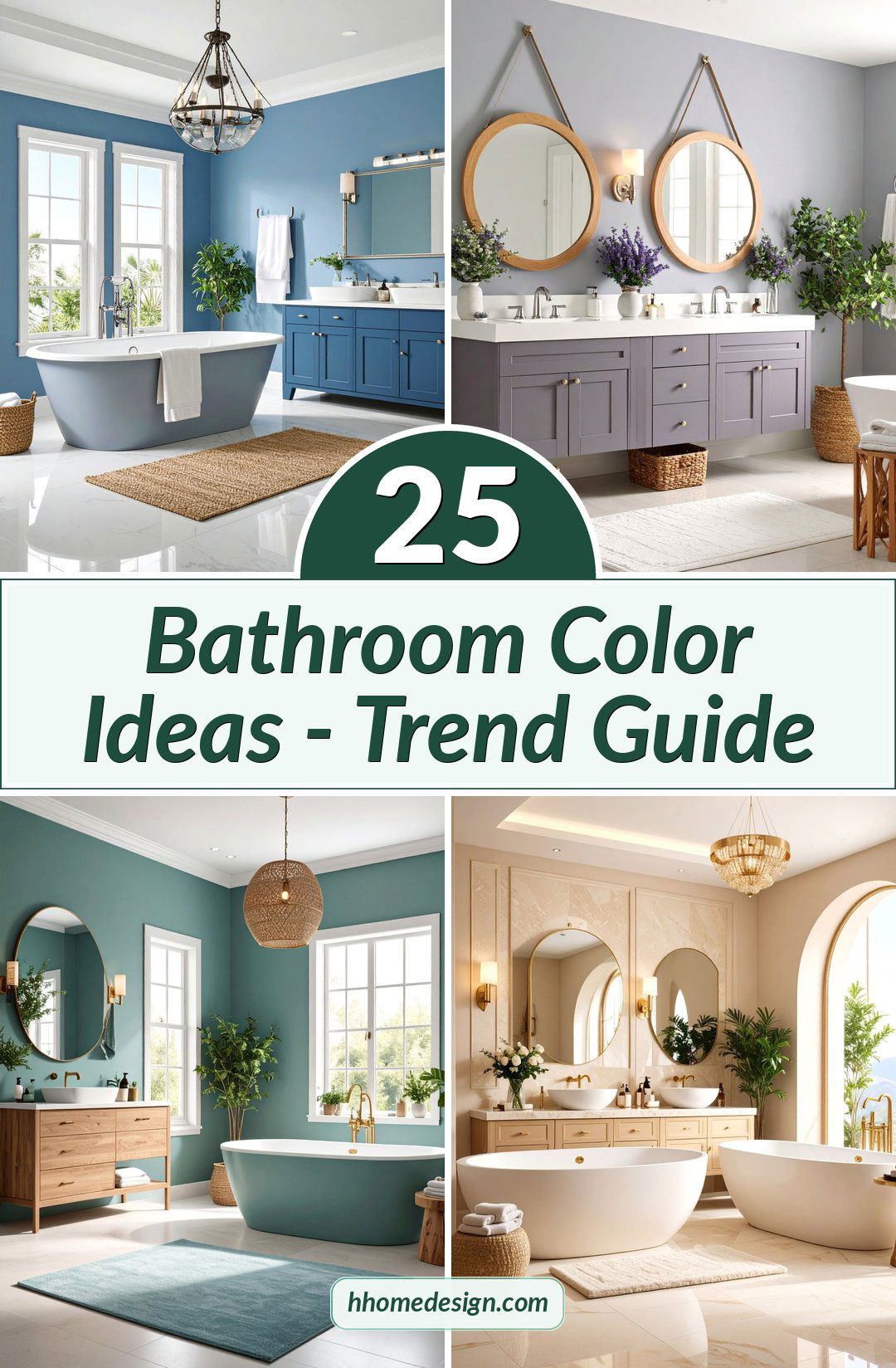 25 Bathroom Color Ideas - Trend Guide