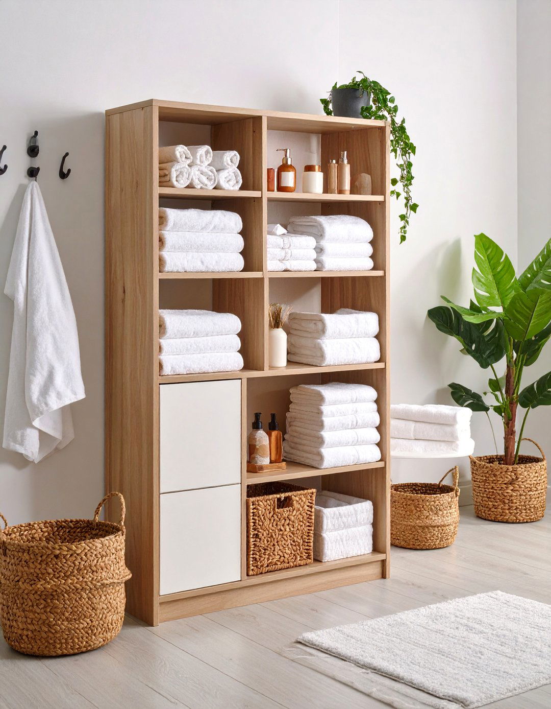 Bathroom Corner Towel Cabinet - 25 Corner Cabinet Ideas