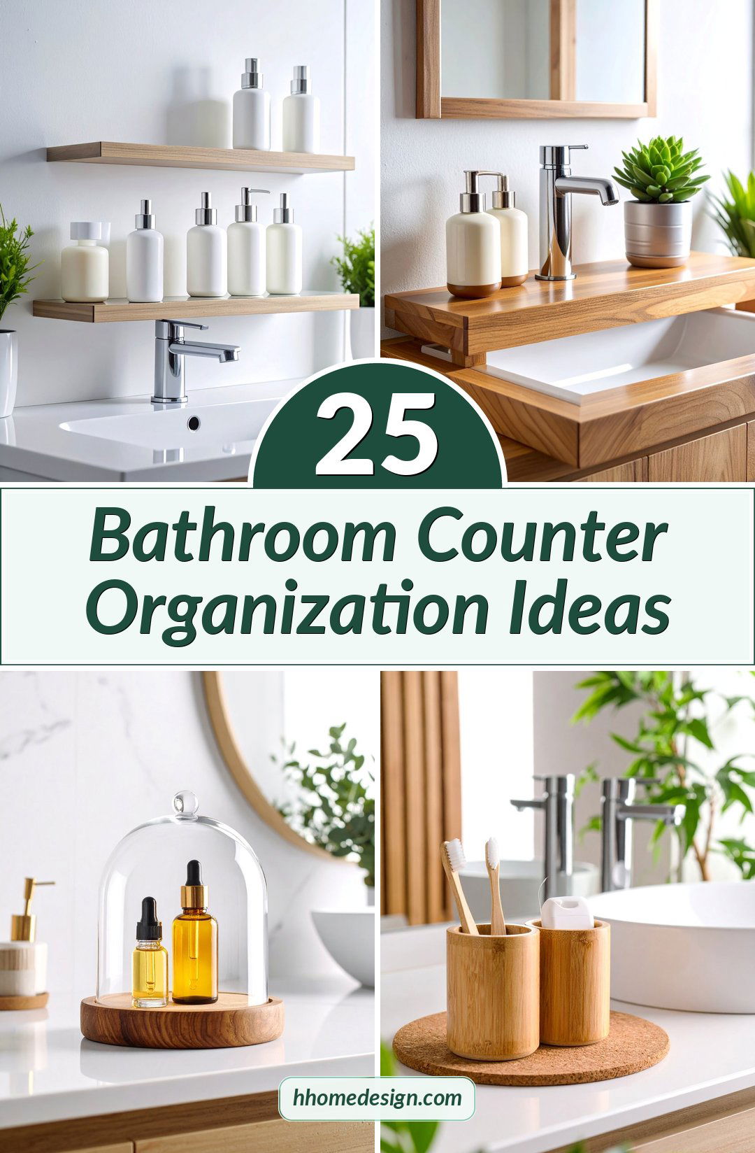 25 Bathroom Counter Organization Ideas