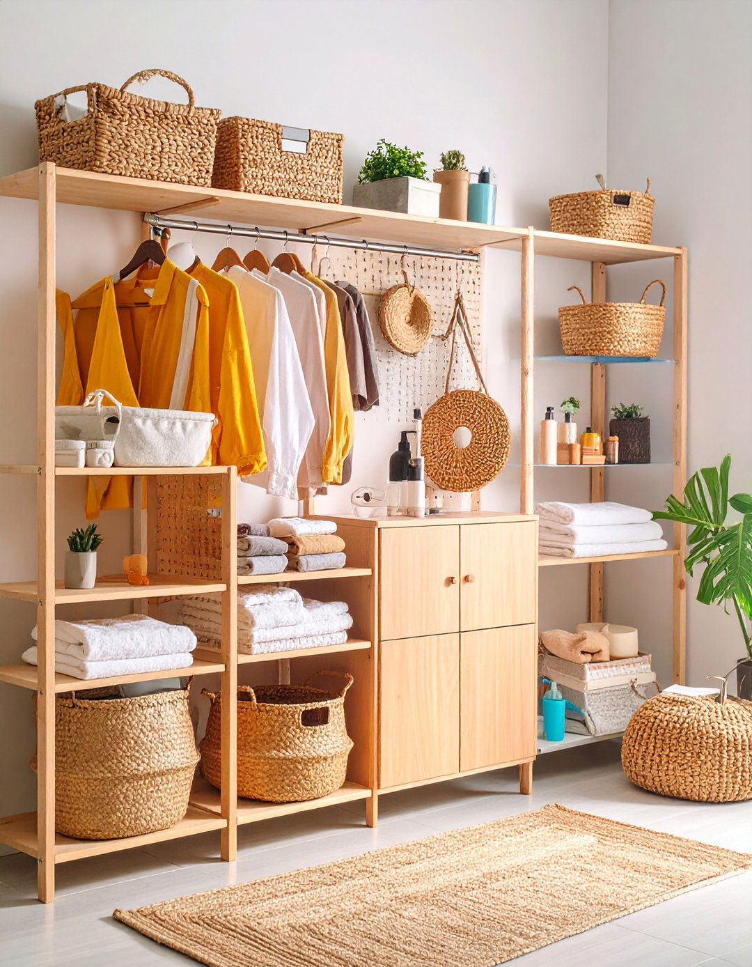 Bathroom Linen Closet Pegboard - 25 Pegboard Ideas