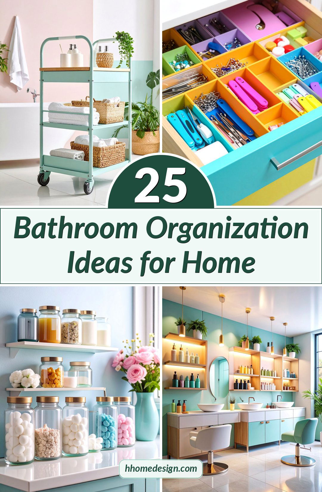 25 Bathroom Organization Ideas for Home