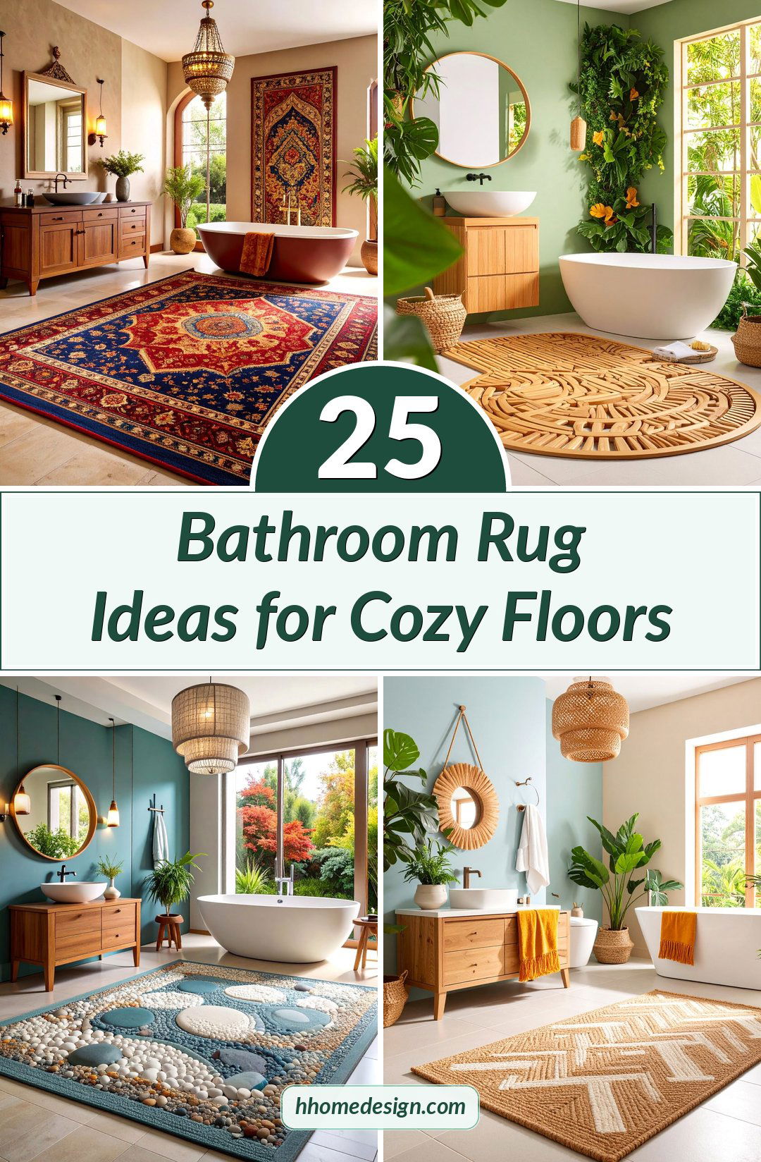 25 Bathroom Rug Ideas for Cozy Floors