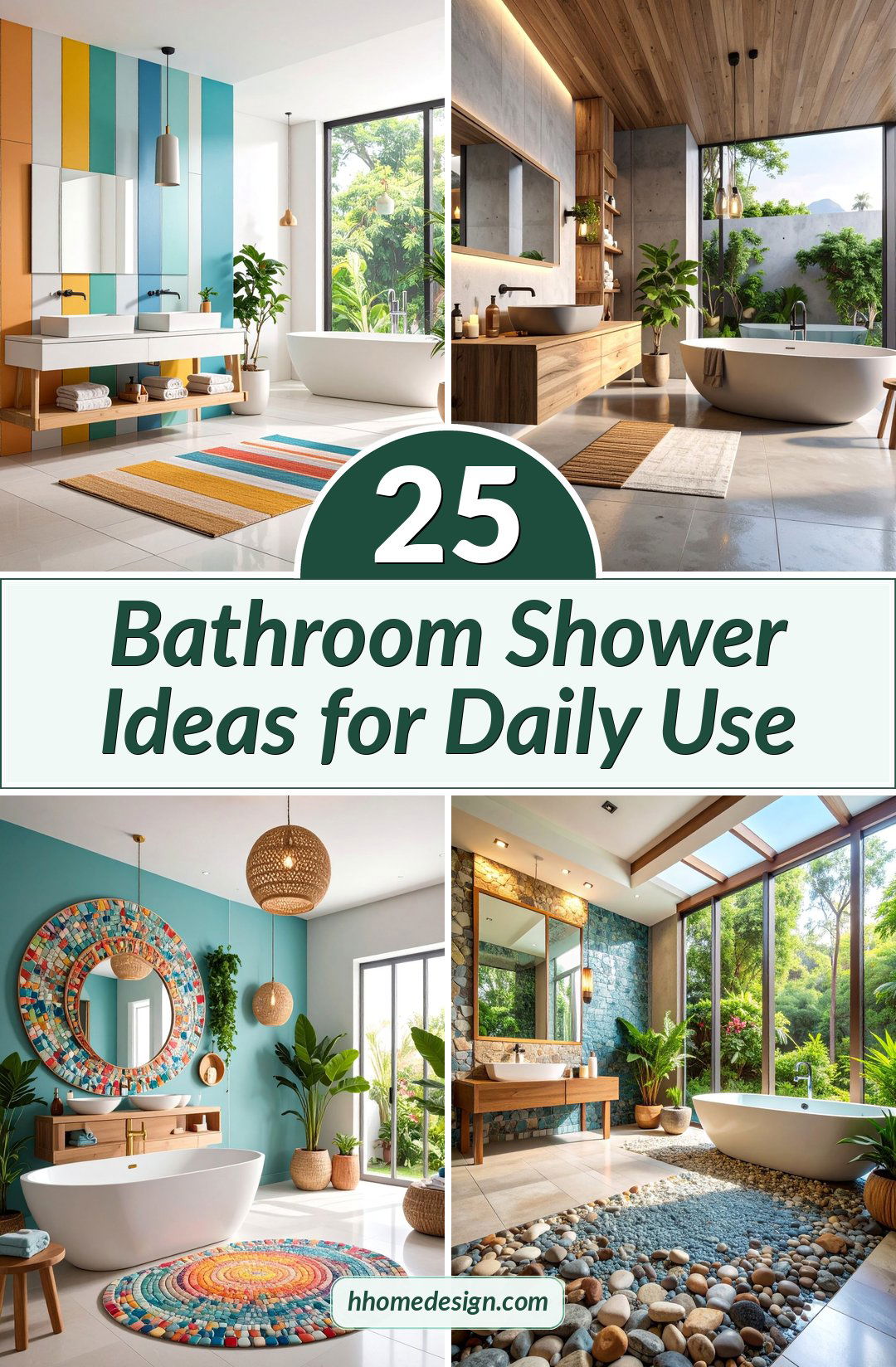 25 Bathroom Shower Ideas for Daily Use