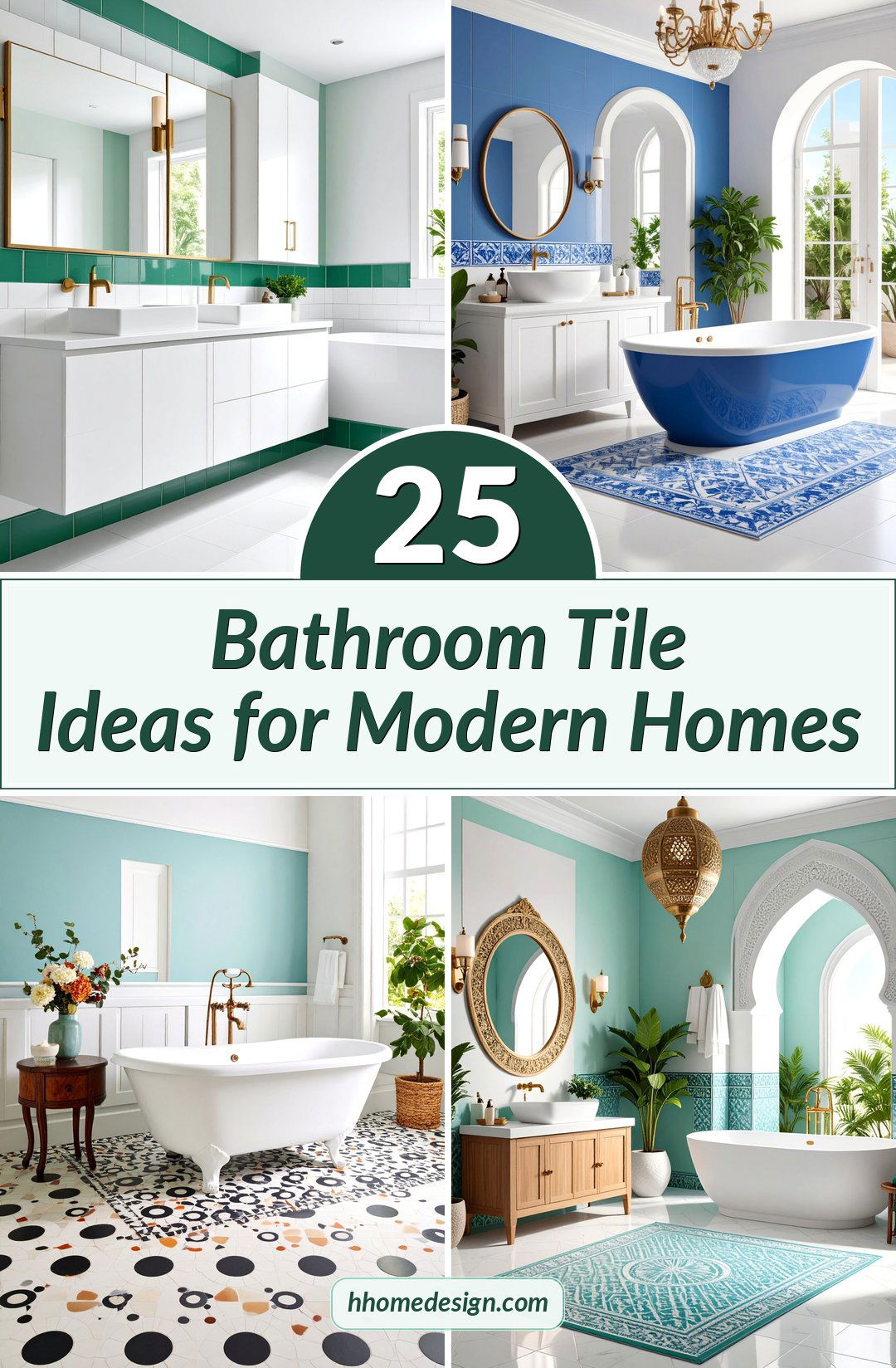 25 Bathroom Tile Ideas for Modern Homes