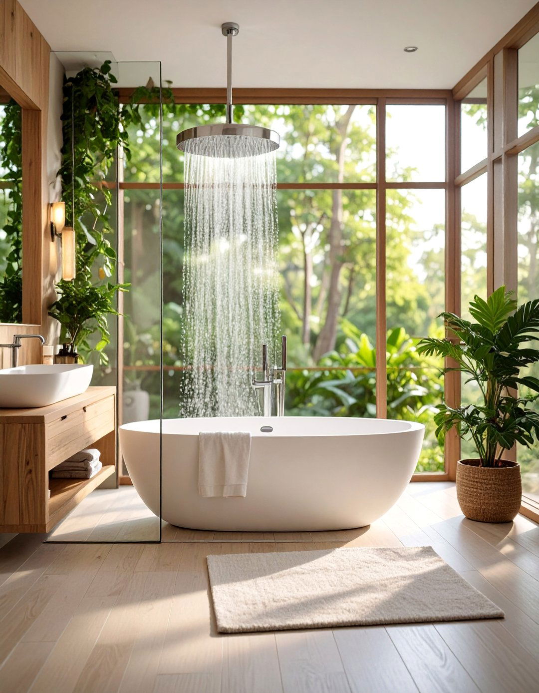 Bathtub Shower Combination for Versatile Functionality - 25 Bathtub Ideas
