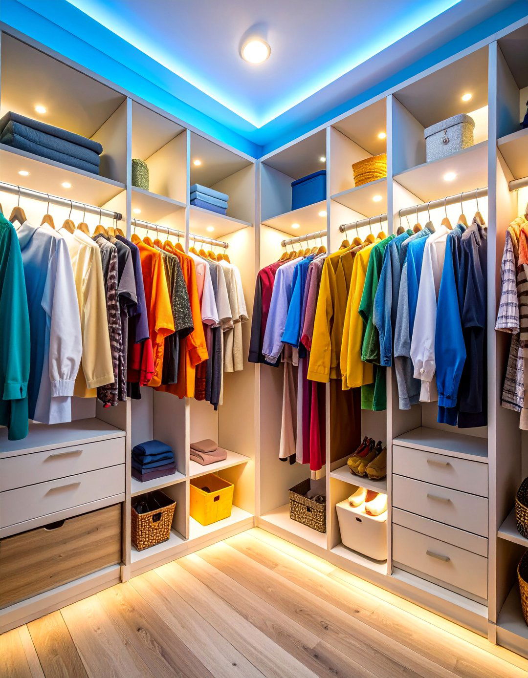 Battery Powered Tap Lights - 25 Closet Lighting Ideas