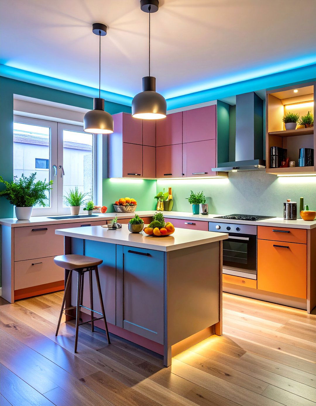 Battery Powered Wireless Cabinet Spotlights - 25 Cabinet Lighting Ideas