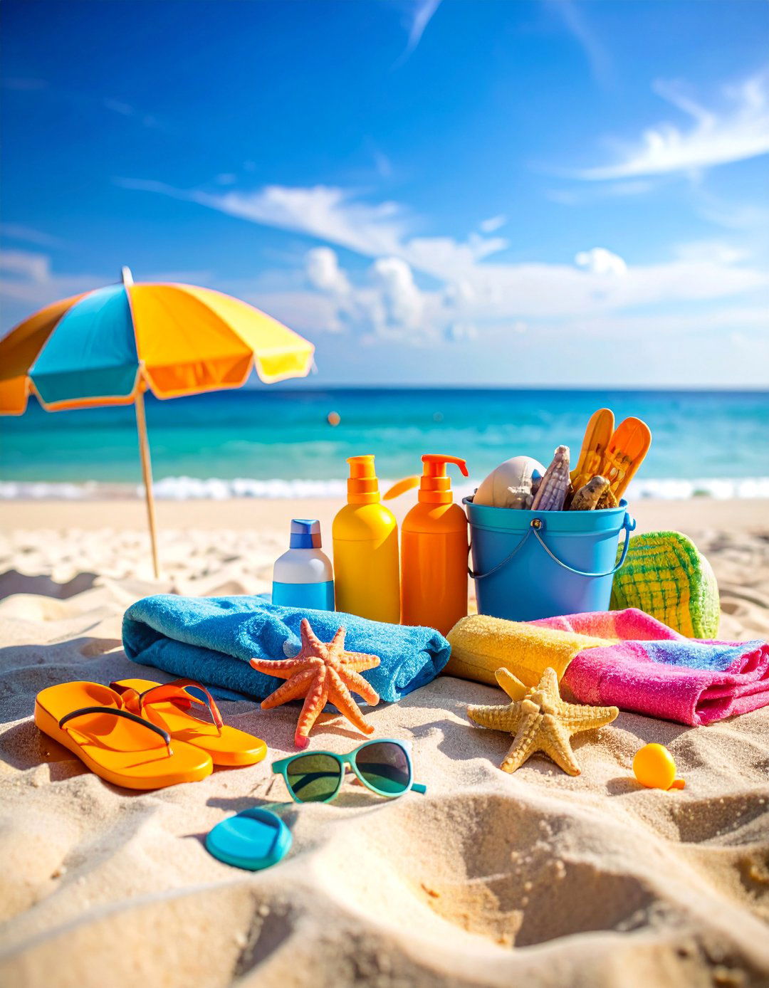 Beach Day Adventure Basket with Summer Essentials - 25 Gift Basket Ideas