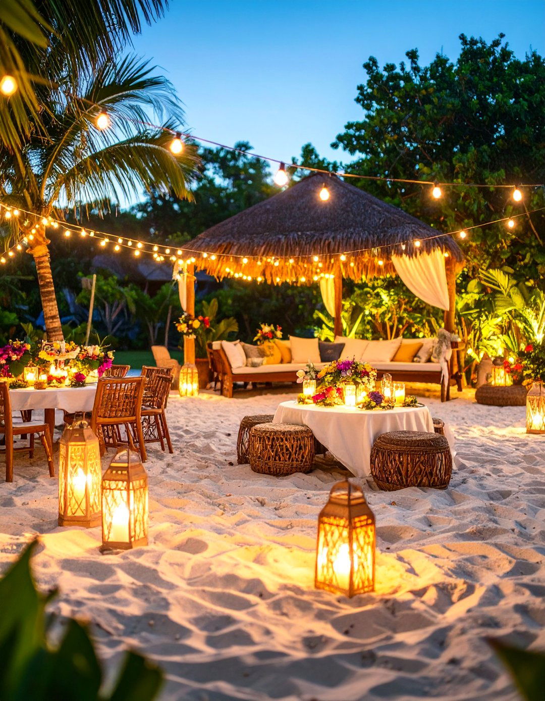 Beach Luau Paradise - 25 Backyard Birthday Party Ideas