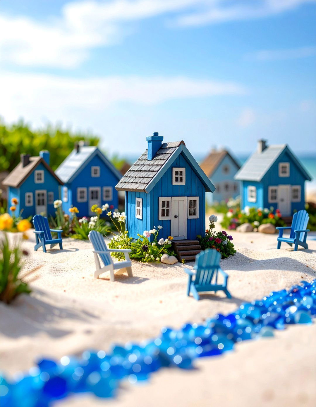 Beach Themed Coastal Fairy Retreat - 25 Large Fairy Garden Ideas