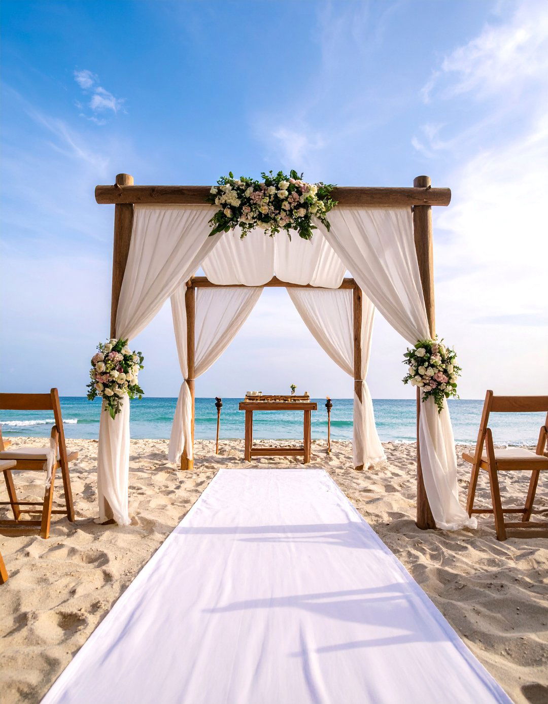 Beach Wedding Ceremony with Coastal Romance - 25 Wedding Ceremony Ideas