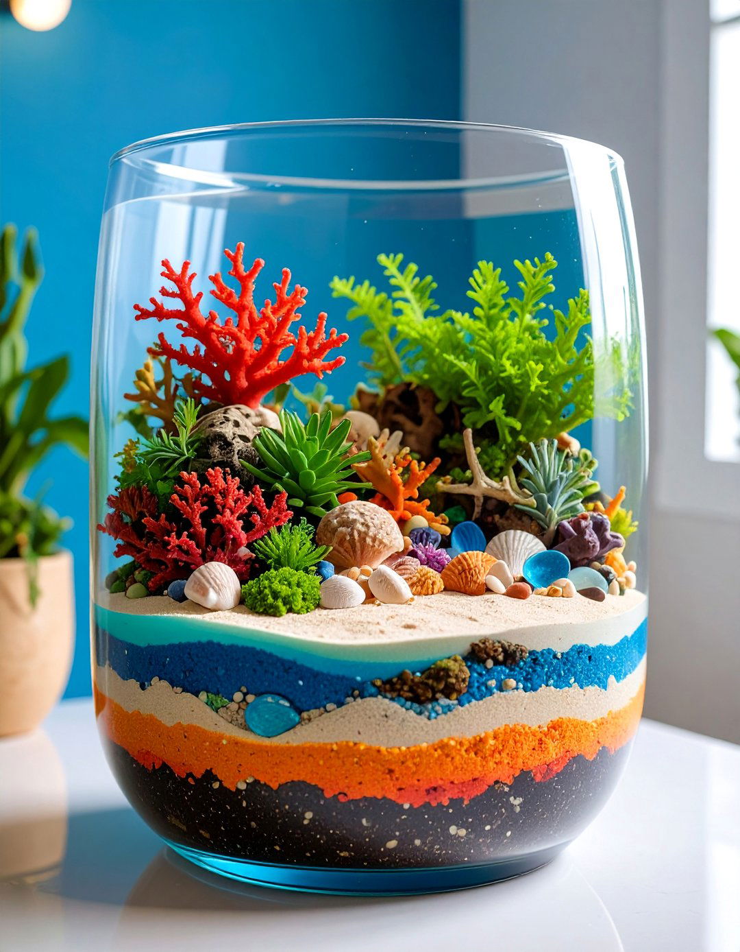 Beachscape Sand Art Terrarium - 25 Terrarium Ideas
