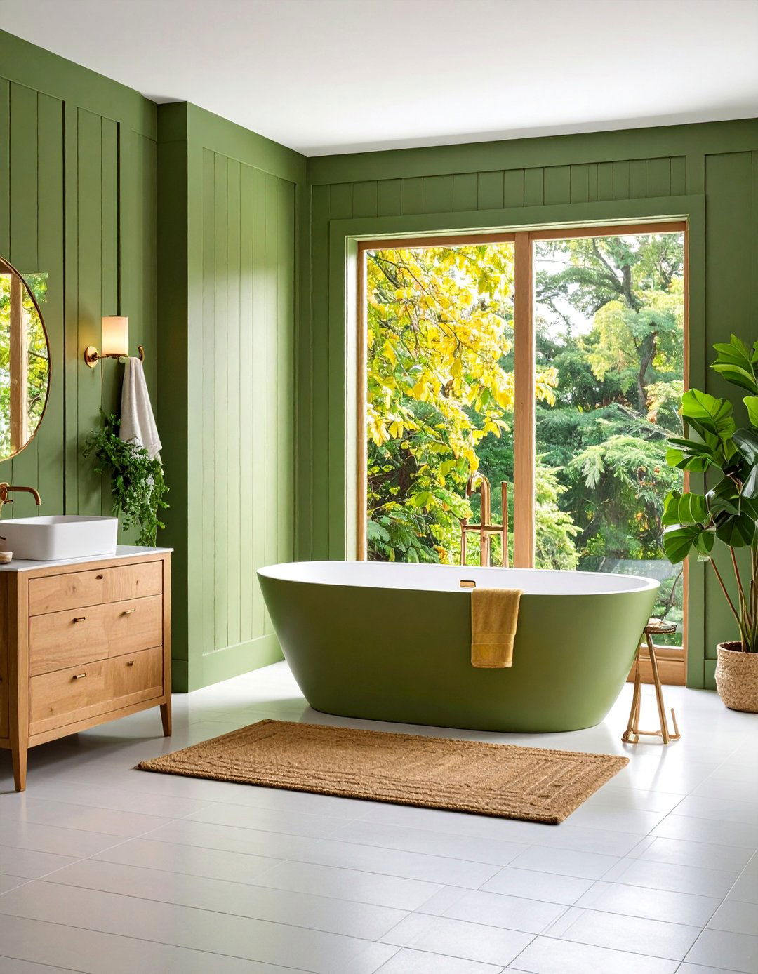 Beadboard Around Bathtub Surround - 25 Beadboard Bathroom Ideas