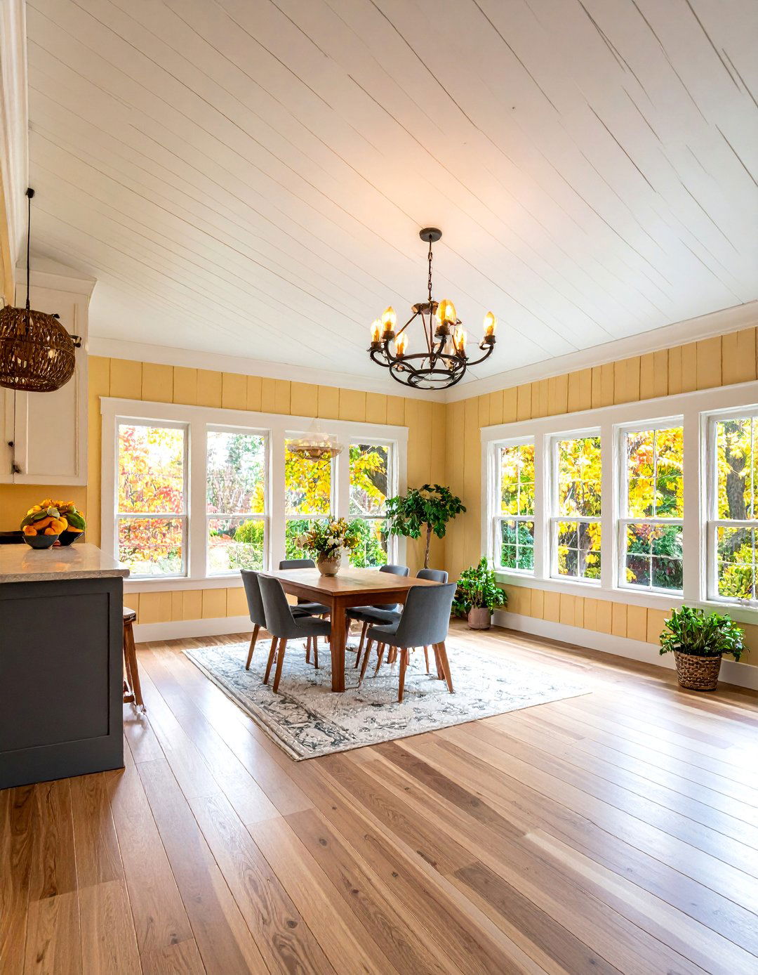 Beadboard Ceiling and Wall Combination Design - 25 Beadboard Wall Ideas