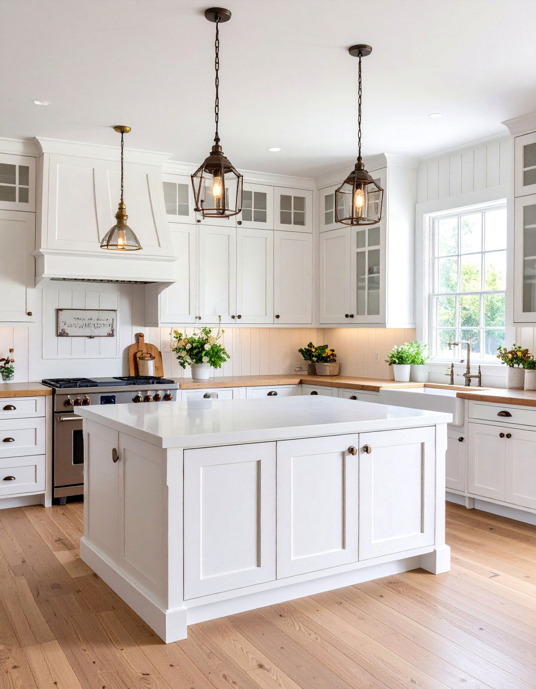 Beadboard Cottage Kitchen with Vintage Charm - 25 Cottage Kitchen Ideas