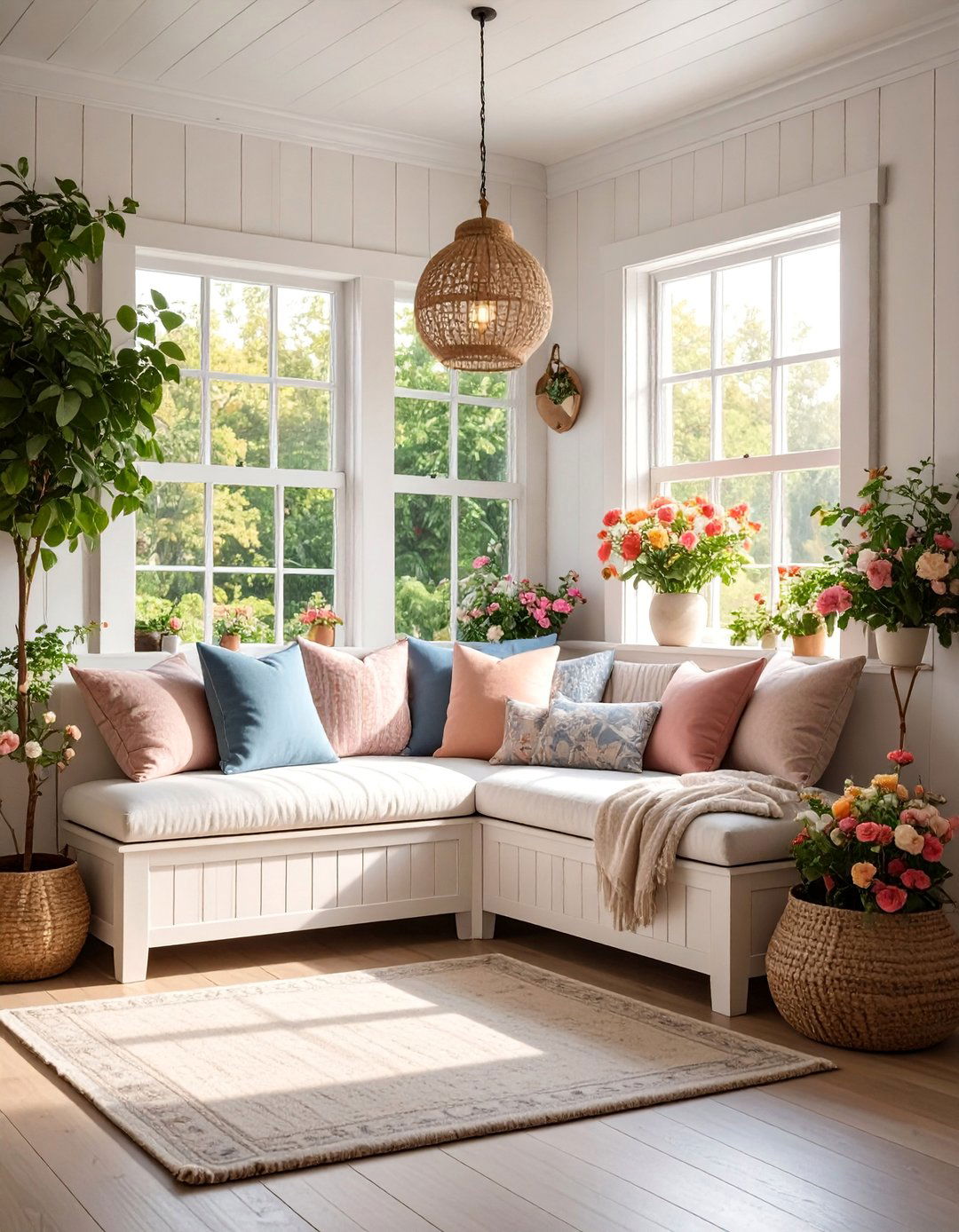 Beadboard Reading Nook Built In Seating - 25 Beadboard Wall Ideas