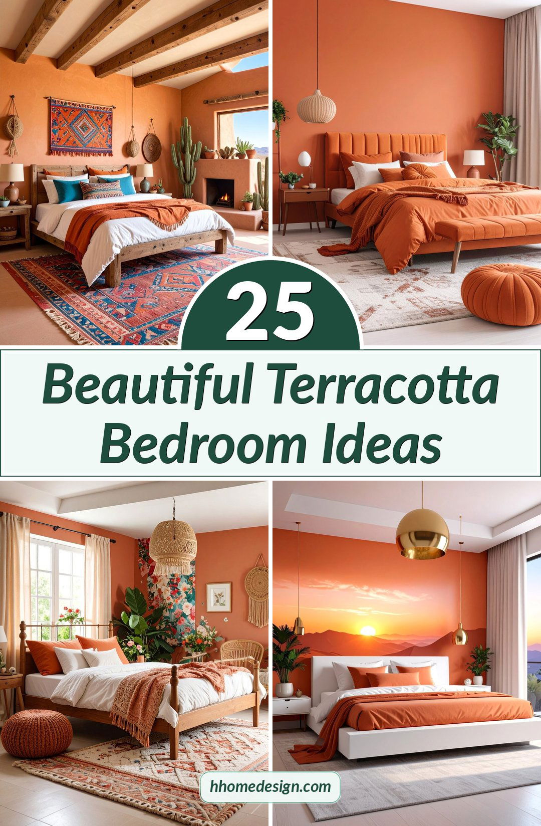 25 Beautiful Terracotta Bedroom Ideas