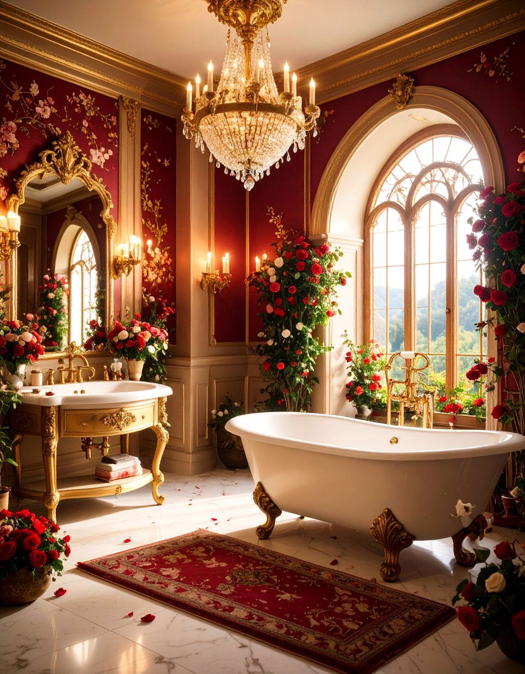 Beauty and the Beast Enchanted Bathroom - 25 Disney Bathroom Ideas