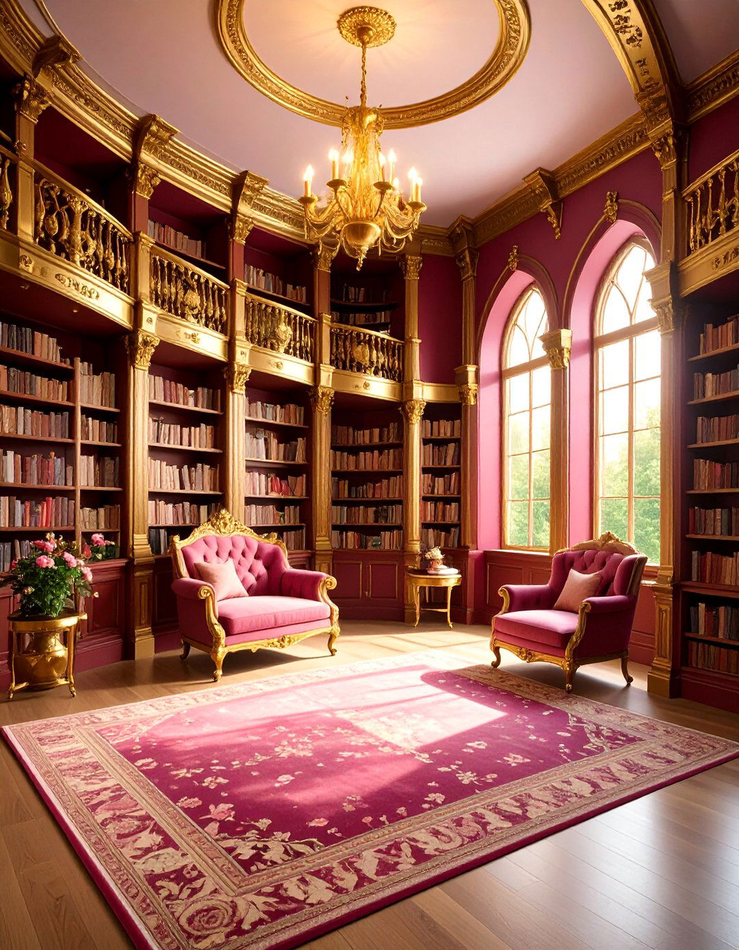 Beauty and the Beast Enchanted Library Nursery - 25 Disney Nursery Ideas