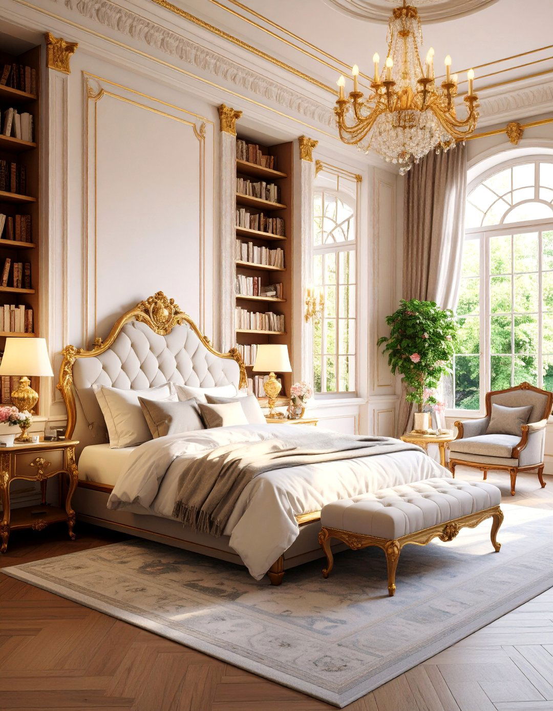 Beauty and the Beast Library Sanctuary - 25 Disney Bedroom Ideas