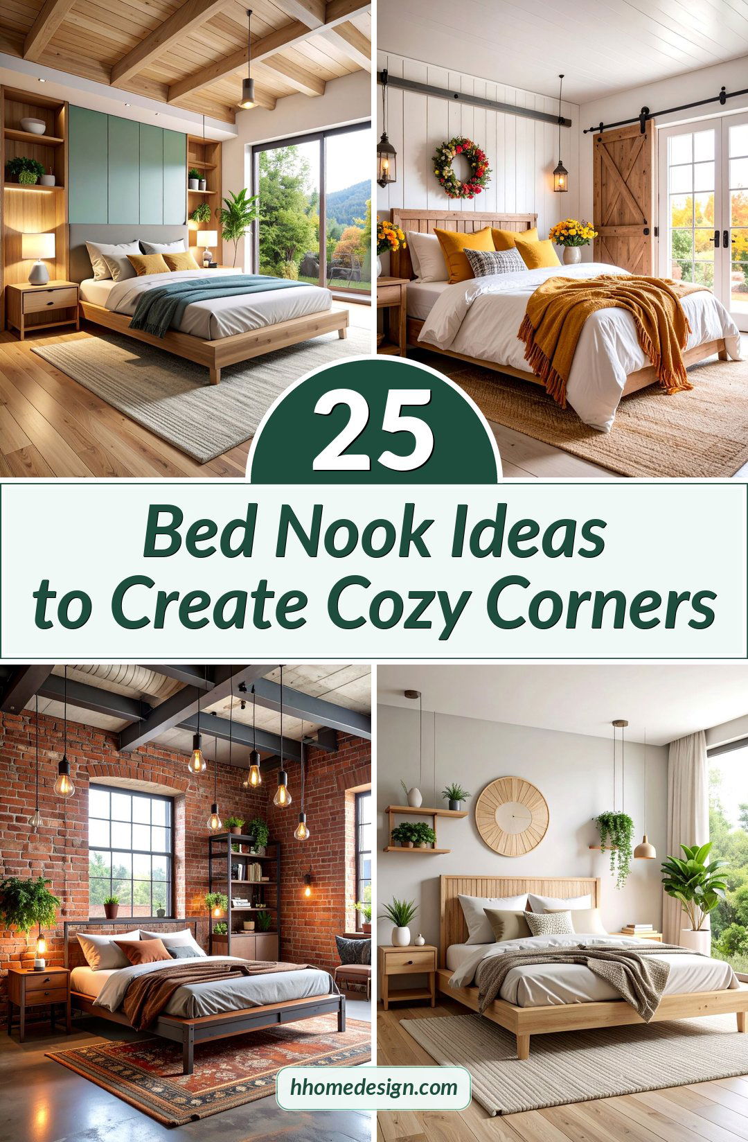 25 Bed Nook Ideas to Create Cozy Corners