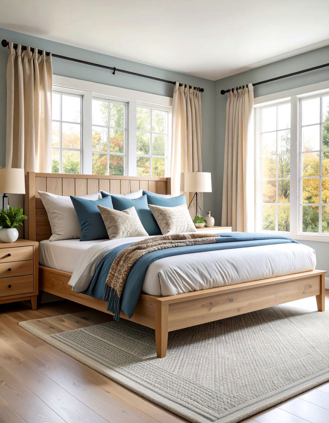 Bedroom Daybed Nook with Curtain Privacy - 25 Alcove Ideas