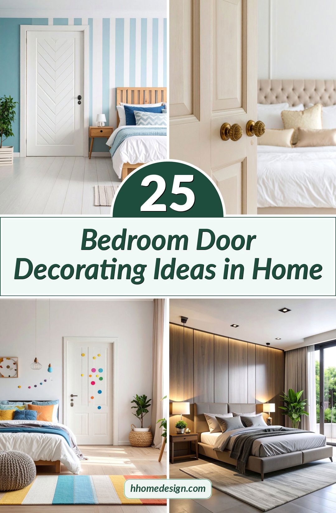 25 Bedroom Door Decorating Ideas in Home