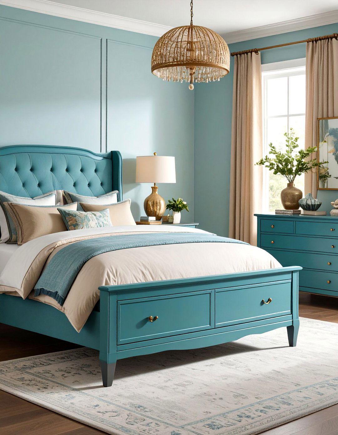 Bedroom Dresser with Deep Bottom Drawers - 25 Bedding Storage Ideas