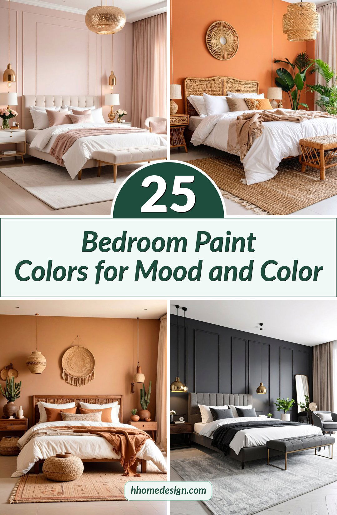 25 Bedroom Paint Colors for Mood and Color