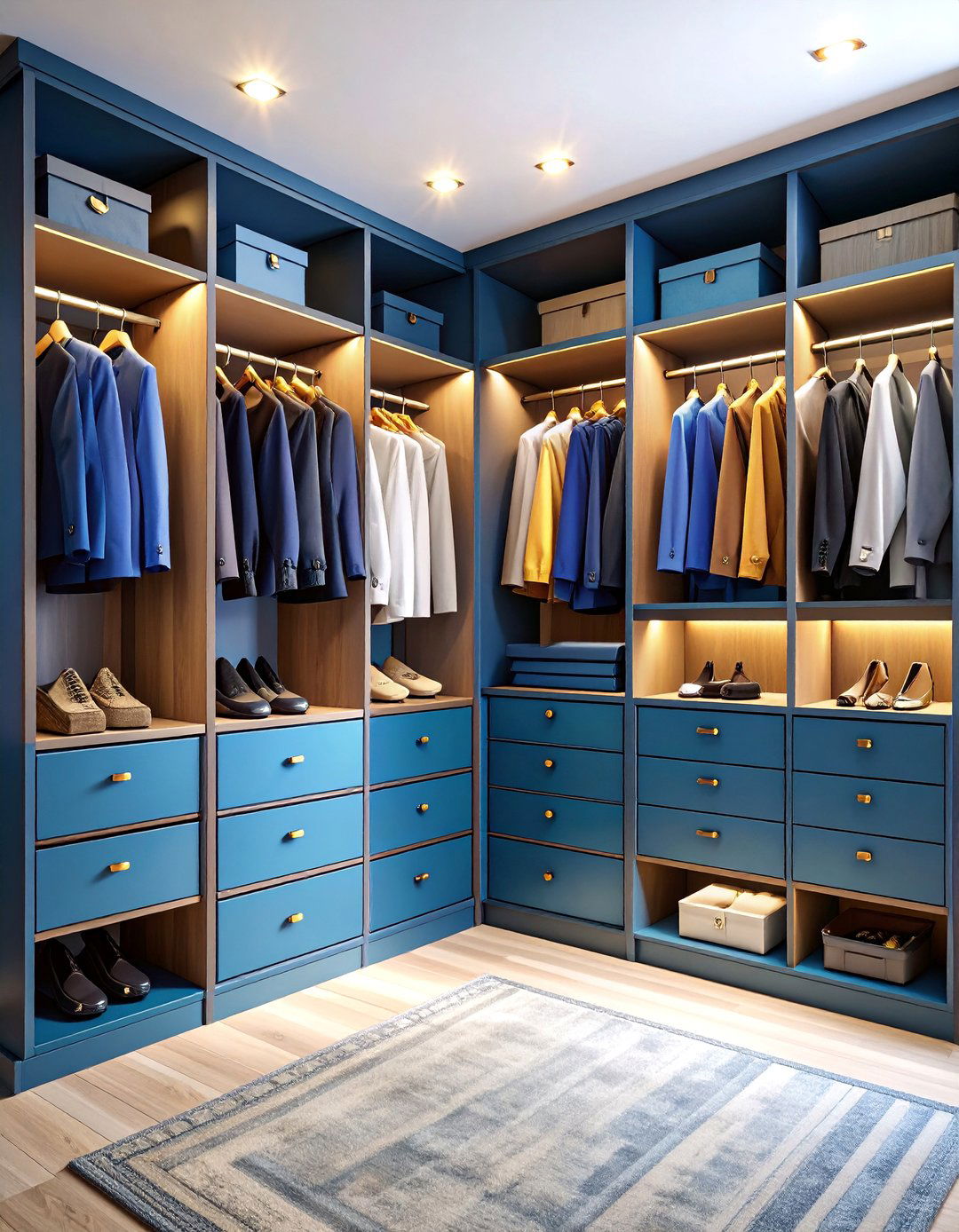 Bedroom Walk in Closet Niche with Jewelry Organization - 25 Wall Niche Ideas