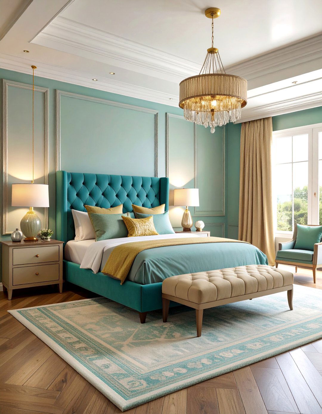 Bedroom with Asymmetrical Architectural Elements - 25 Asymmetrical Balance Interior Design Ideas