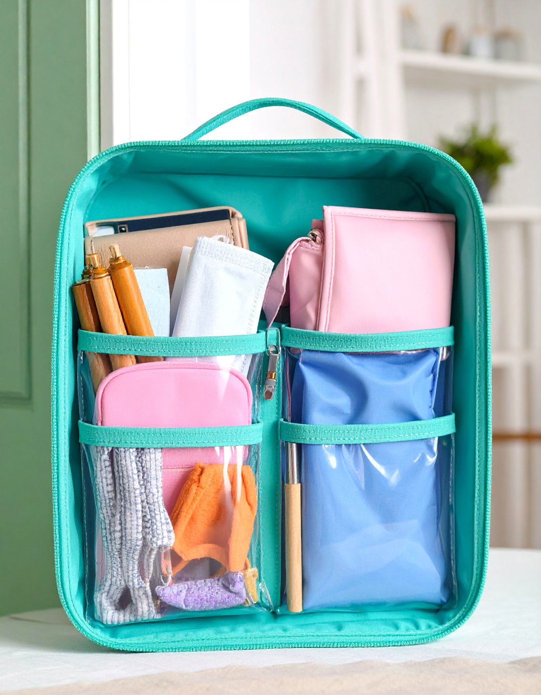 Behind Door Pocket Organizer - 25 Purse Storage Ideas