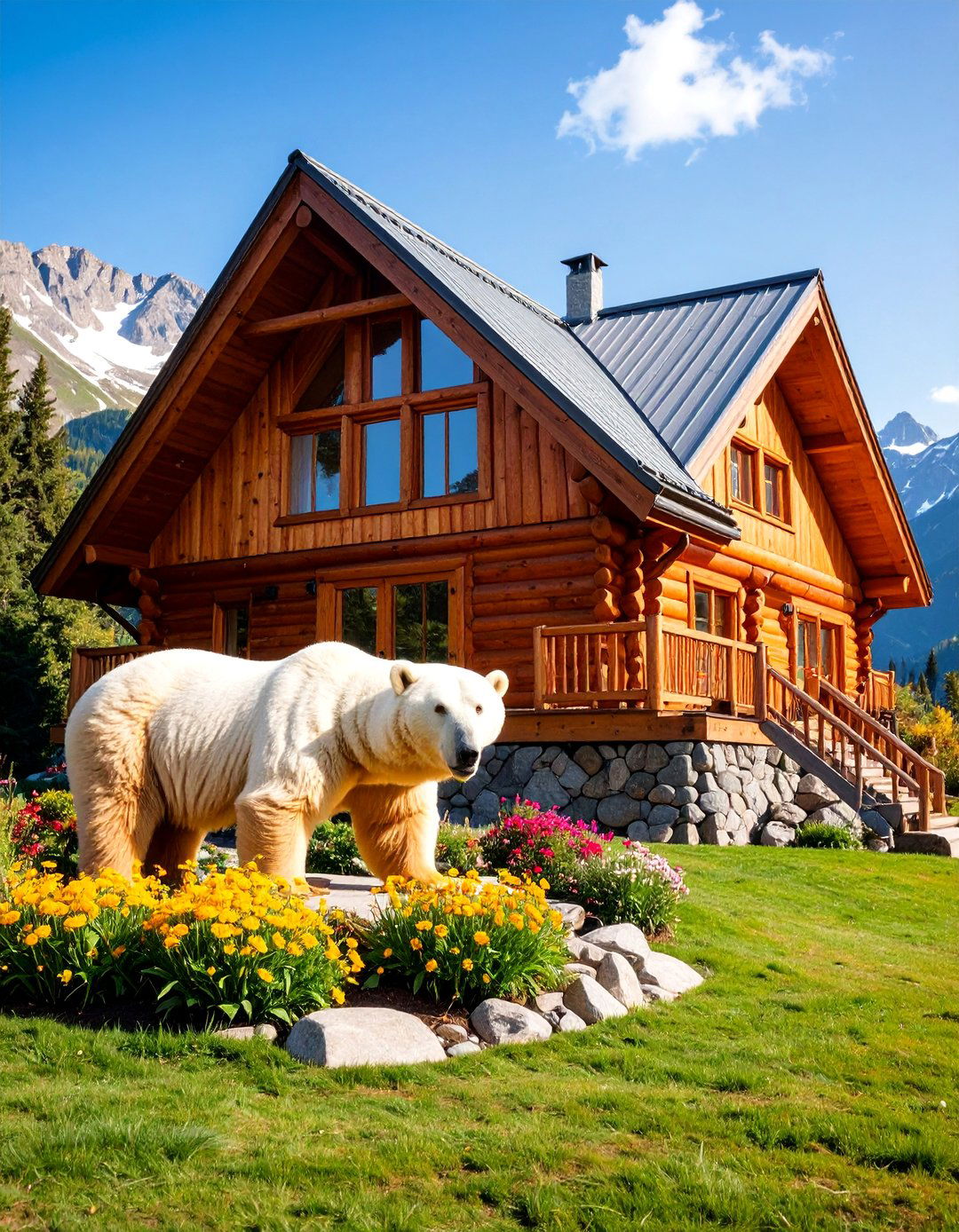 Behr Polar Bear Mountain Lodge Aesthetics - 25 White Exterior Paint Colors