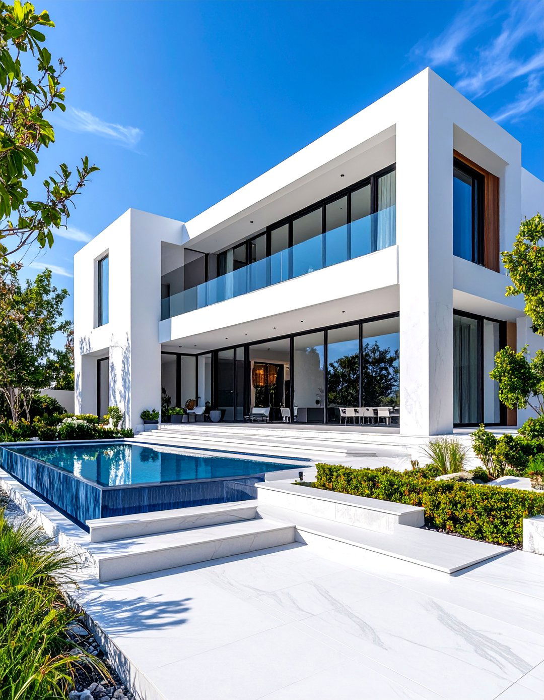 Behr Ultra Pure White Contemporary Luxury Design - 25 White Exterior Paint Colors