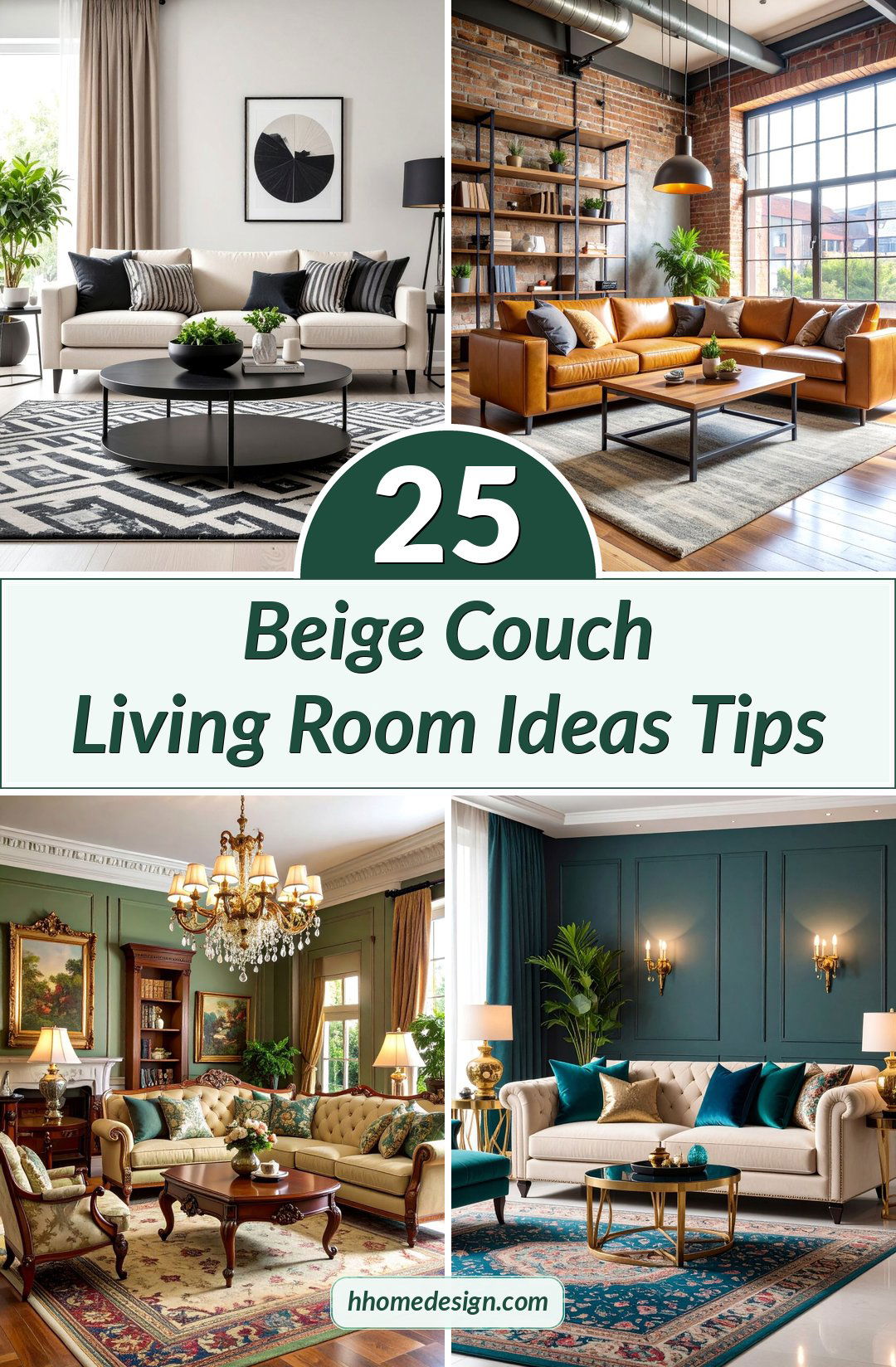 25 Beige Couch Living Room Ideas Tips