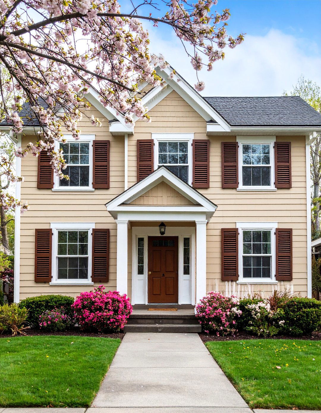 Beige Inviting Warmth - 25 House Siding Colors