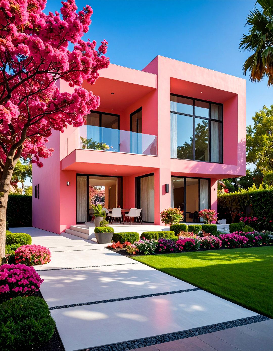 Benjamin Moore Chantilly Lace Contemporary Minimalist Exterior - 25 White Exterior Paint Colors