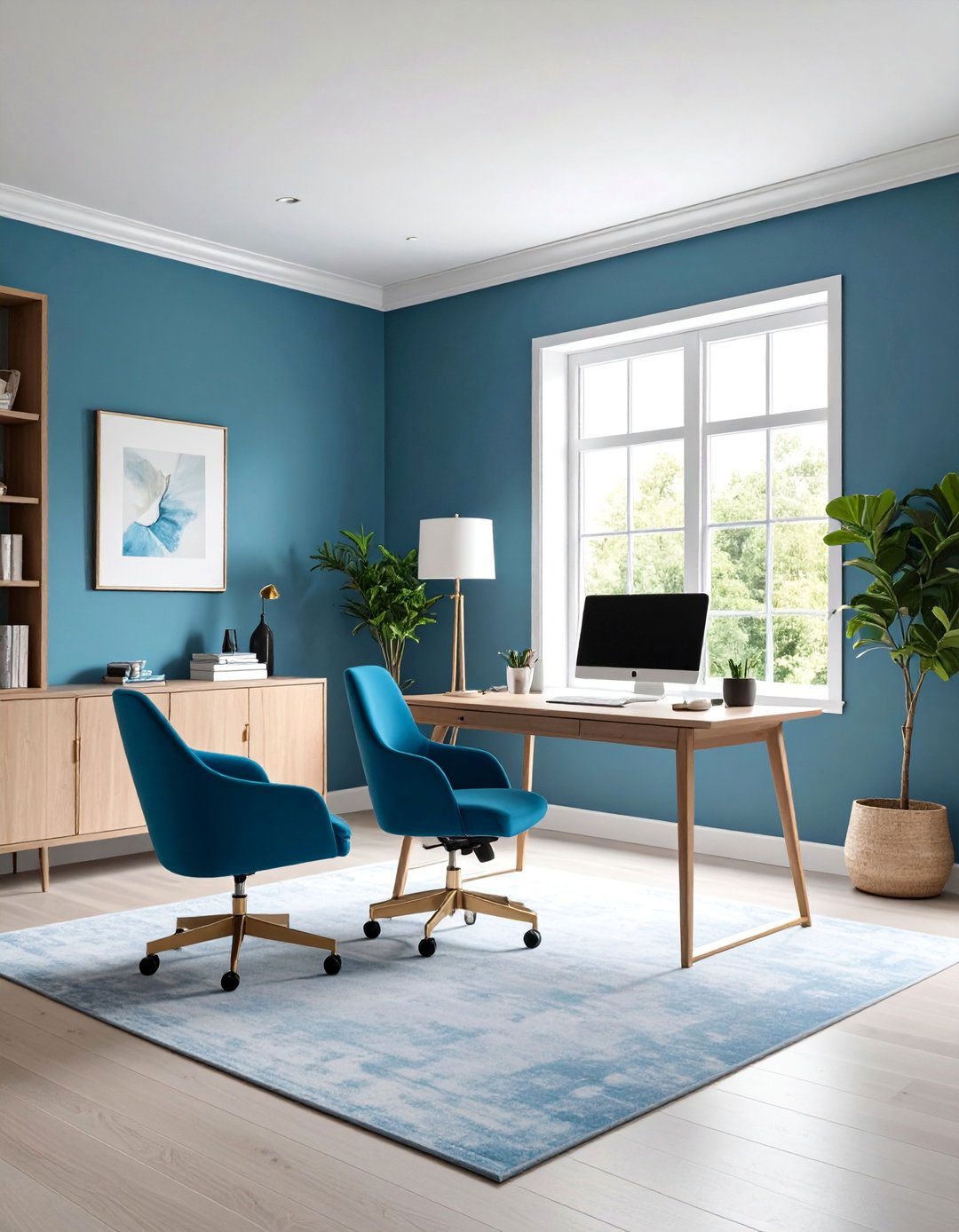 Benjamin Moore Solitude Serene Blue Gray for Contemporary Retreats - 25 Blue-gray Paint Colors