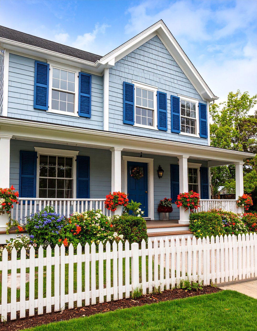 Benjamin Moore Swiss Coffee Coastal Cottage Theme - 25 Off-white Paint Colors for Home Exteriors