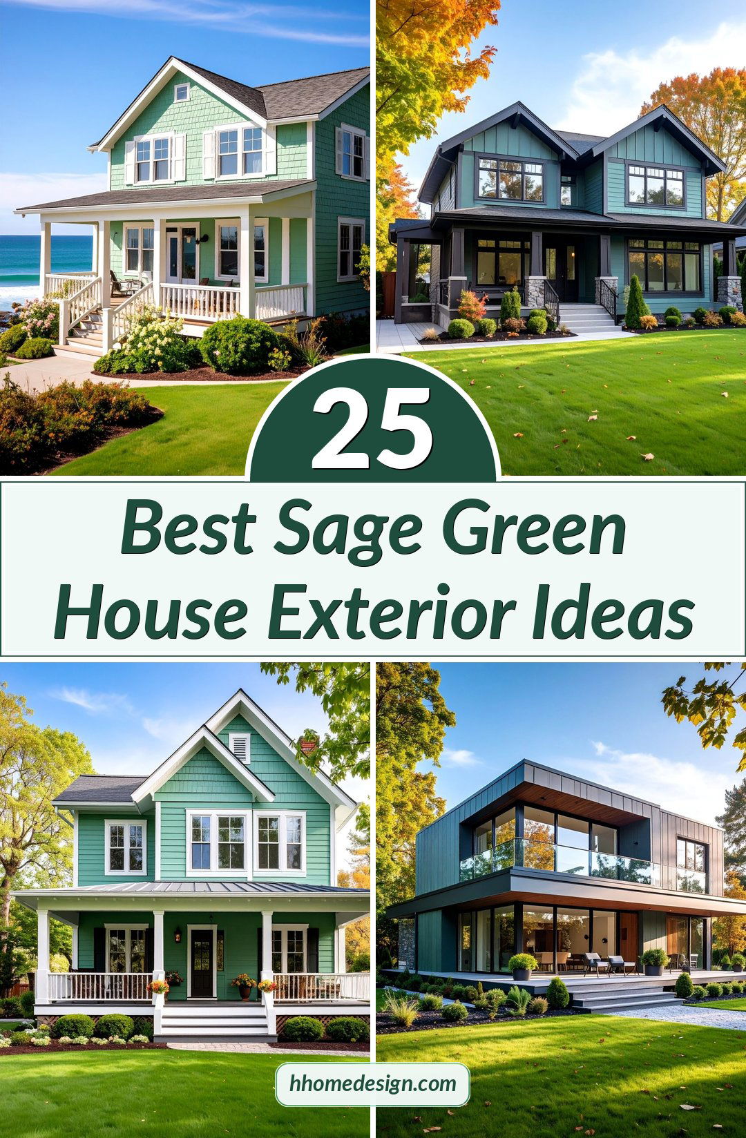 25 Best Sage Green House Exterior Ideas