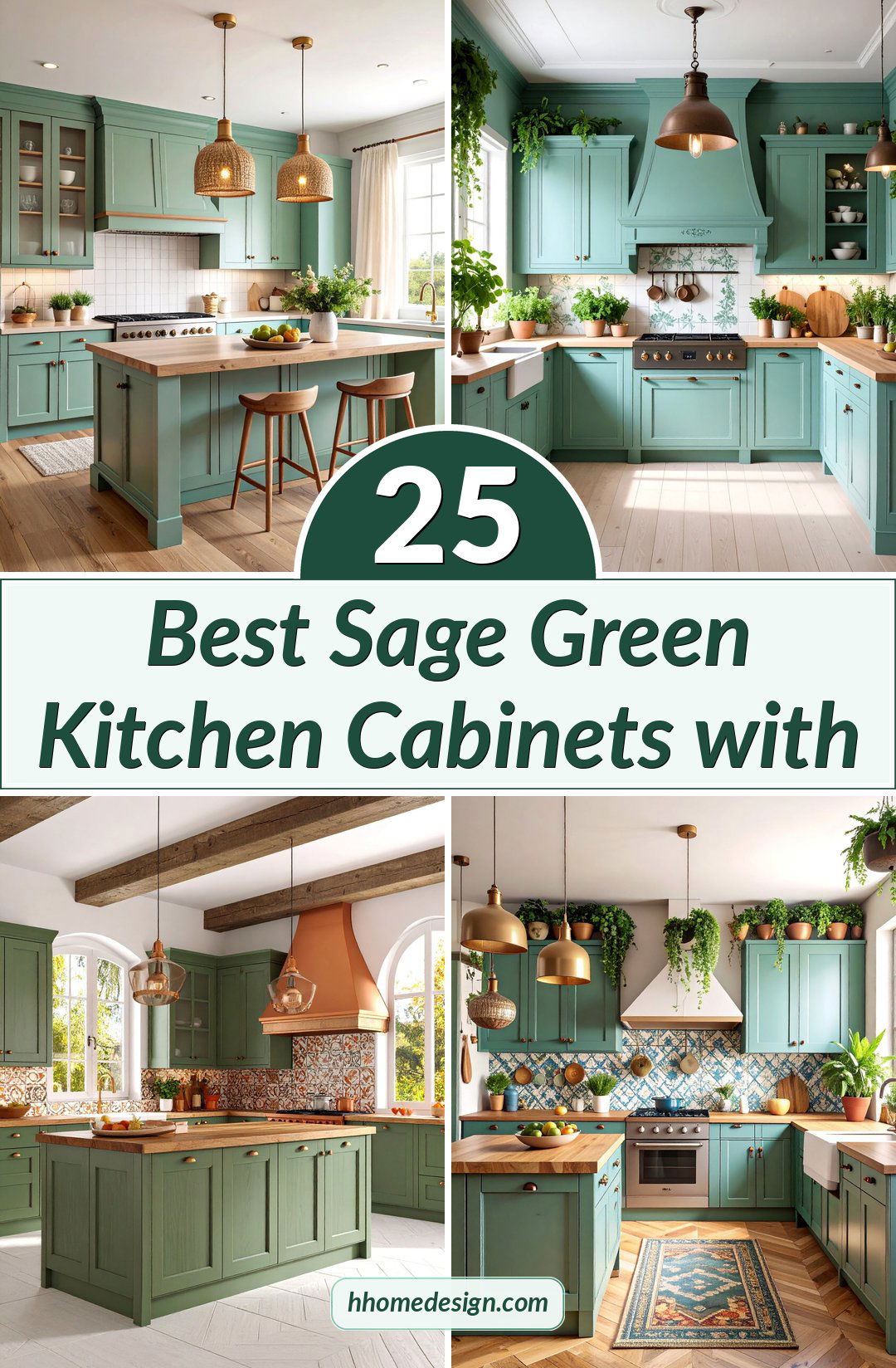 25 Best Sage Green Kitchen Cabinets with