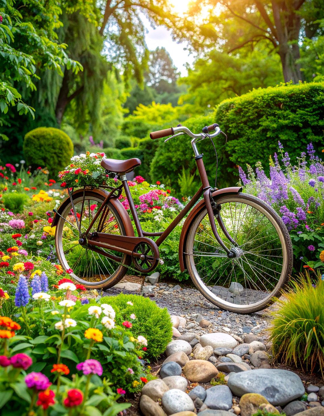 Bicycle Memorial Garden Tribute - 25 Old Bicycle Garden Ideas